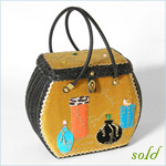 mod bag with applique perfumes
