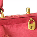 Roberta di Camerino deep rose pink miniature satchel bag