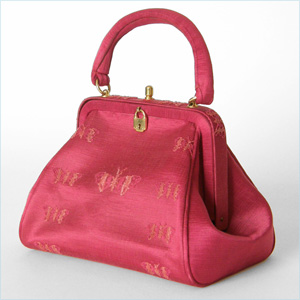 Roberta di Camerino deep rose pink miniature satchel bag